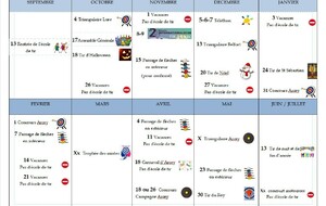 Calendrier festif 2026