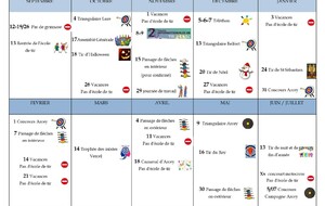 Calendrier festif 2026