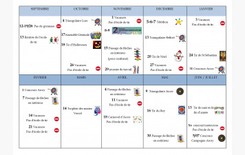 Calendrier festif 2026